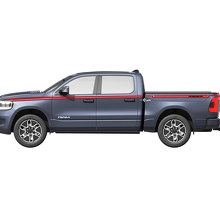 Dubbele Custom Zijstrepen Vinyl Stickers voor Dodge Ram 1500 REV_2