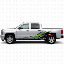 Verweerde Splash Deur & Zijwand Vinyl Strepen voor Chevrolet Silverado 1500 K2XX 2014-2019_4