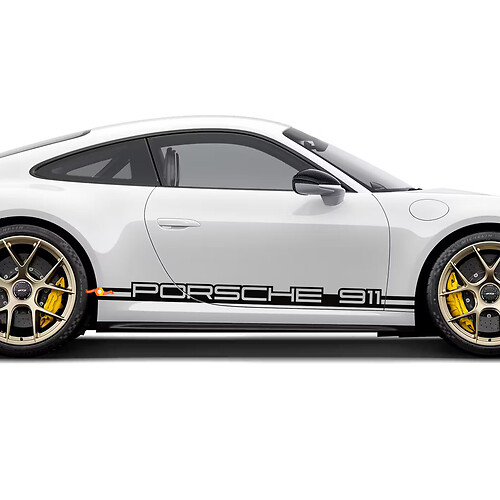 Porsche 911 Side Rocker Stripes Kit stickersticker 2
