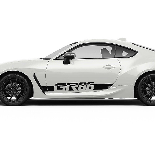 Toyota GR86 Deuren Zijstrepen Graphics Decals Stickers
