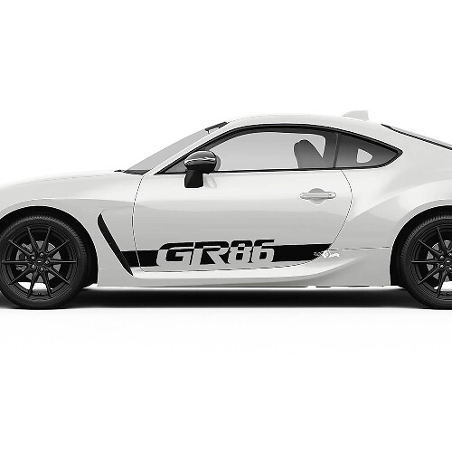 Toyota GR86 Deuren Zijstrepen Graphics Decals Stickers
