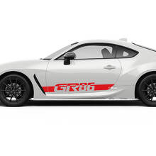 Toyota GR86 Deuren Zijstrepen Graphics Decals Stickers
 3