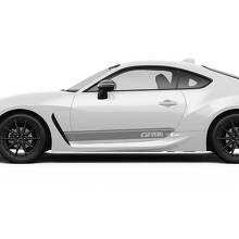 Toyota GR86 deuren zijkant accenten strepen grafische stickers stickers
 2