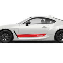 Toyota GR86 deuren zijkant accenten strepen grafische stickers stickers
 3