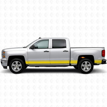 Slanke Accent Deur- en Zijstrips van Vinyl voor Chevrolet Silverado 1500 K2XX 2014-2019_2