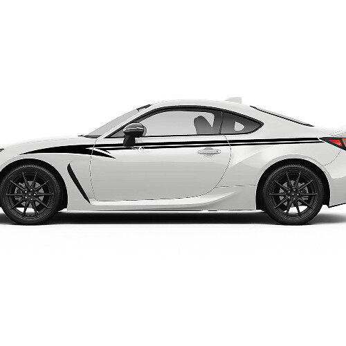 Toyota GR86 volledige carrosserie Side Accents Stripes Graphics Decals Stickers
