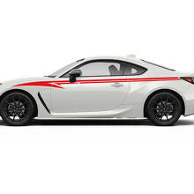 Toyota GR86 volledige carrosserie Side Accents Stripes Graphics Decals Stickers
 3