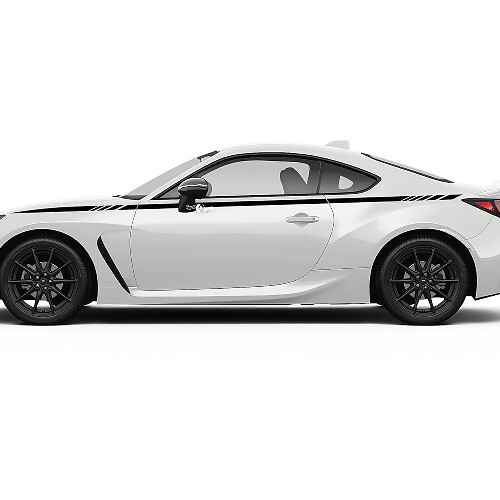 Toyota GR86 Deuren Zijaccenten Racing Strepen Graphics Decals Stickers
