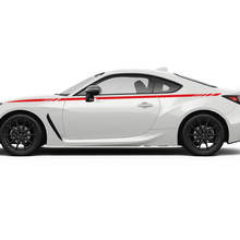 Toyota GR86 deuren zijkant accenten Racing strepen grafische stickers stickers
 3