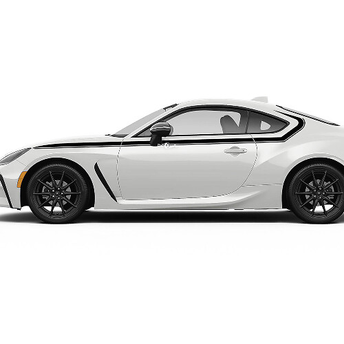 Toyota GR86 Deuren Zijaccenten Racestrepen Grafische Decals Stickers 2
