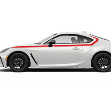 Toyota GR86 Deuren Zijaccenten Racestrepen Grafische Decals Stickers 2
 3