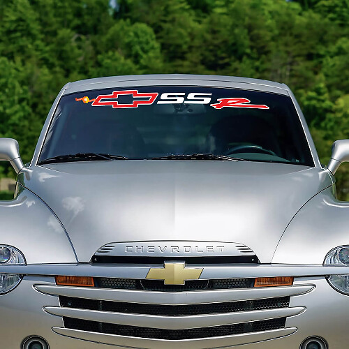 Voorruitstickers Chevrolet SS R SSR Vinylsticker 2