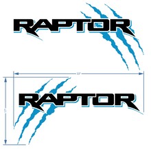 Ford F150 Raptor Claw 2 kleuren grafische sticker op het bed
 2