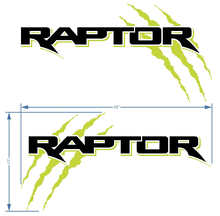 Klauwen en Aangepaste Tekst Nachtkastje Vinyl Decal Kit voor Musclecar truck power truck_3
