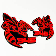Hornet Bee 345 3D Badge - Custom Fender Grille Achterklep Badges Embleem voor auto's en vrachtwagens
 3