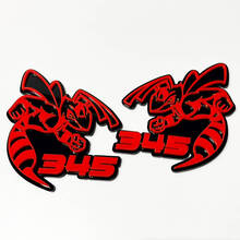 Hornet Bee 345 3D Badge - Custom Fender Grille Achterklep Badges Embleem voor auto's en vrachtwagens
 4