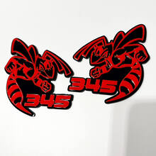 Hornet Bee 345 3D Badge - Custom Fender Grille Achterklep Badges Embleem voor auto's en vrachtwagens
 5