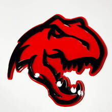 Dinosaur T -Rex TRX 3D Badge - aangepaste Fender Grille Tailgate Badges Emblem
 2