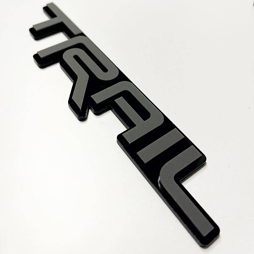 TRAIL 3D Badge Spatscherm Achterklep Embleem voor Toyota TRD