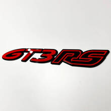 GT3 RS 3D-badge – aangepaste spatbord achterklep voorgrille-badges embleem voor Porsche GT3 RS 2