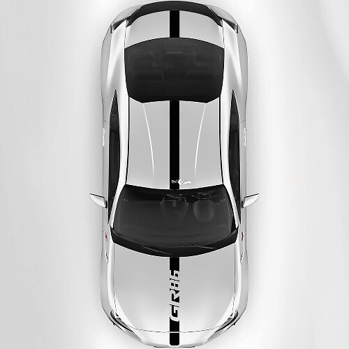 GR86 Logo Dunne Streep Motorkap Dak Kofferbak Vinyl Decal Sticker voor Toyota GR86