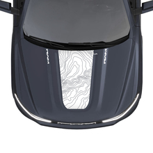 Hood Stripes Topografische kaart voor Dodge RAM 1500 REV Vinyl Decals Stickers Graphics
 3