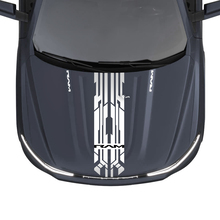 Kap centrale moderne strepen voor Dodge RAM 1500 REV vinyl stickers stickers graphics
 2