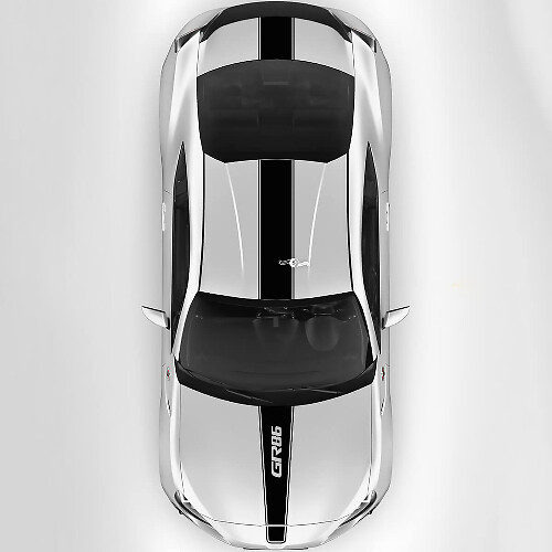 Toyota GR86 motorkap dak kofferbak Racing strepen grafische stickers stickers 4
