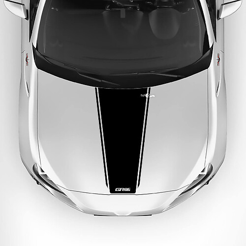 GR86 Logo Omtrek Streep Motorkap Vinyl Decal Sticker voor Toyota GR86