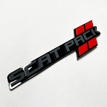 Scat Pack Scatpack hash Fender Tailgate Front Grille 3D Badge Emblem
 4