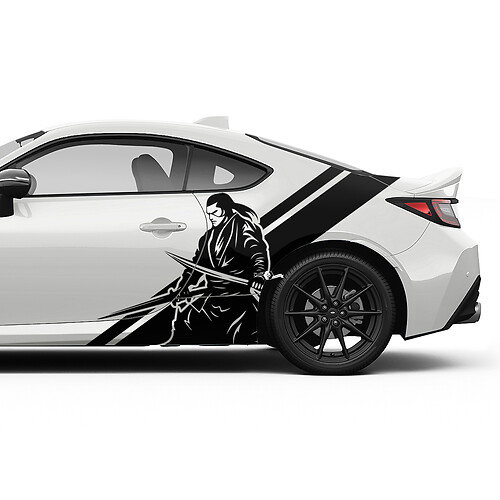 Japan Samurai deuren zijkant strepen grafische stickers stickers voor Toyota JR86 Supra
