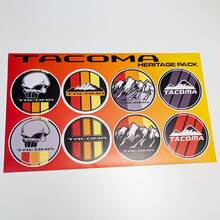Tacoma Heritage Retro Vintage Oude Stijl Sticker Pack Decals Graphics Racing Stripes voor Toyota
 3