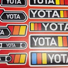 Yota Heritage Retro Vintage Oude Stijl Sticker Pack Decals Graphics voor Toyota
 4