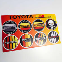 Toyota Heritage Retro Vintage oude stijl stickerpakket stickers graphics 2
 3