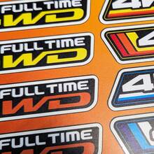 4WD Heritage Retro Vintage Oude Stijl Sticker Pack Decals Graphics voor Toyota Trucks
 2