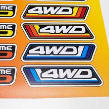 4WD Heritage Retro Vintage Oude Stijl Sticker Pack Decals Graphics voor Toyota Trucks
 3