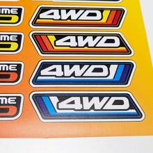 4WD Heritage Retro Vintage Oude Stijl Sticker Pack Decals Graphics voor Toyota Trucks
 3