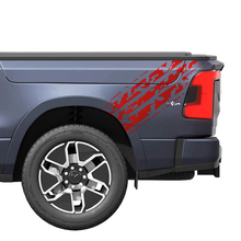 Bedzijdestrepen Vinylstickers Stickers Afbeeldingen Dodge RAM 1500 REV
 3