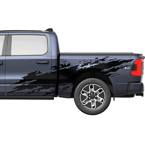 Splash zijdeuren Truck Vinyl Decals Stickers Graphics voor Dodge RAM 1500 REV
