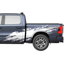 Splash zijdeuren Truck Vinyl Decals Stickers Graphics voor Dodge RAM 1500 REV
 2