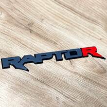 Raptor Red R 3D Badge Spatbord Achterklep Badges Embleem
 3