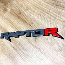 Power Truck Rood R 3D Spatbord- en Achterklepbadge Embleem_5