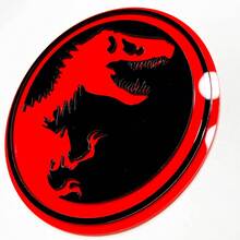 Jurassic 3D-badge - Aangepaste spatbordachterklep of spatbordgrille-embleem
 5