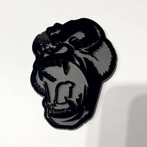 Aangepaste 3D-badge boze Gorilla spatbord achterklep grille badges embleem
