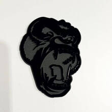 Aangepaste 3D-badge boze Gorilla spatbord achterklep grille badges embleem
 4