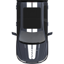 Kap en dak dubbele centrale strepen voor Dodge RAM 1500 REV vinyl stickers stickers graphics
 2