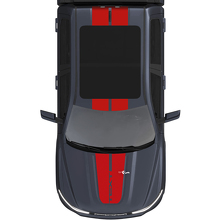 Dubbele Custom Motorkap- en Dakstrepen Vinyl Stickerset voor Dodge Ram 1500 REV_3