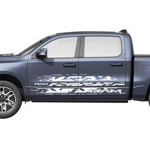 Splash noodlijdende zijdeuren Truck Vinyl Decals Stickers Graphics voor Dodge RAM 1500 REV
 2
