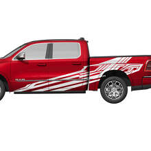 Geometrische zijdeuroverzetstickers voor vrachtwagenbak voor Dodge Ram 1500 Tungsten 3