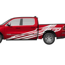 Splash zijdeuren bed Truck Vinyl stickers Stickers Graphics voor Dodge RAM 1500 TUNGSTEN
 3